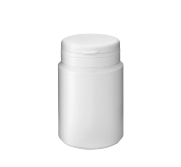 Pot avec fermeture sécurisée 250ml 60mm HDPE blanc